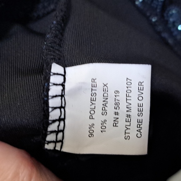 Notations Velvet Glitter Floral 1 Button Formal Top. Size Large NWOT - Picture 8 of 8